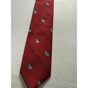 University of Georgia Bulldogs Vintage UGA Red Tie Fast Shipping